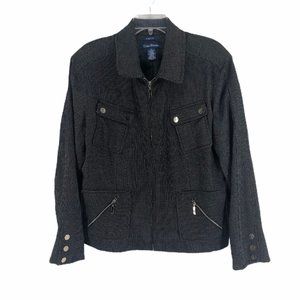 Evan Picone Womens Stretch Jacket Coat Size 16